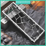 poo H60 Aluminum Keyboard Case Hollow Pattern Heat Dissipation For MAD60 WIN60