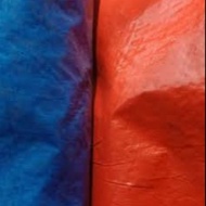 Sakolin Trapal Lona Blue Sack Blue Orange (Per Meter)