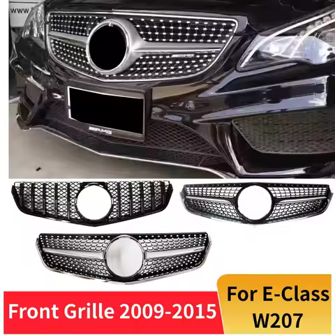 Front Inlet Grille Bumper Grill Middle Grid Mesh Tuning Accessories Styling For Mercedes Benz E Coup