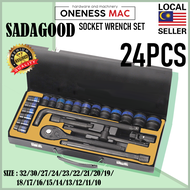 SADAGOOD BLACK BOX SOCKET WRENCH SET -24PCS -BLACK BOX