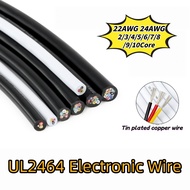 UL2464 American Standard Sheathed Wire Electronic Wire 24AWG 22AWG Signal Wire Power Wire Tinned Cop
