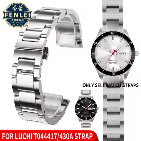 For Tissot T044 Lv Chi Steel Watch Band 1853 Watch Chain PRS516 Series T04417/430A MenStainless Stee