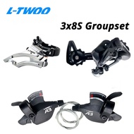 LTWOO A3 3X8 24 Speed Derailleurs Groupset 8s Shifter Lever Front Derailleur 8 Speed Rear switches