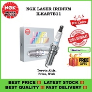 PALAM PENCUCUH KERETA NGK IRIDIUM SPARK PLUG ILKAR7B1, (4 PCS) PACK TOYOTA ALTIS 1.8 (13) , WISH 1.8