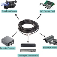 【D&F】1 Meter BNC Extension Cable RG-58 BNC Male to BNC Male Coaxial Cable Rg58A/U 50Ohm  Adapter Ext