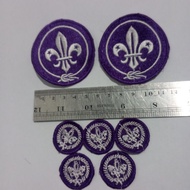Bet wosm pandu large 6x6cm full embroidery or wosm small 5 pcs round