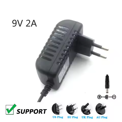 9V 2A Ac Dc Adapter Power Supply Charger for Dymo Rhino RhinoPRO Printer 3000 4200 5000 5200 6000 65