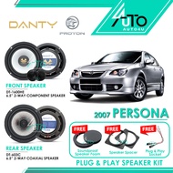 DANTY Speaker PNP PROTON Persona 2007 Car Speaker 6.5" 2-Way Component Set 6.5inch Coaxial Speaker D