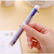 6 in 1 multicolored ballpoint pen
