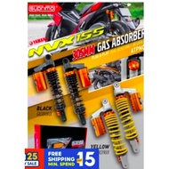 ABSORBER SUPRIMO NVX 155 V1 V2 NMAX 150 V2 ADJUSTABLE HEAVY DUTY GAS 305MM NVX155 NMAX150 V2