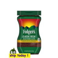 instant coffee Folgers Classic Decaf Decaffeinated Instant Coffee Crystals, 8 oz / 226 g