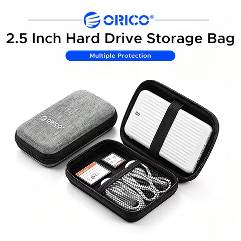 ORICO EVA Hard Shell 2.5 Inch External HDD Protective Bag Shockproof Portable Office Storage Case Fo