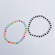 Bracelet beads / bead bracelet / KPop bracelet rainbow beads bracelet / beaded bracelet Daisy bracel