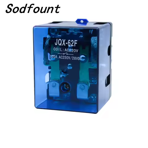 JQX-62F-2Z 2NO 2NC 120A / 80A AC 250V DC28V DC12V/24V/36V/48V/110V/220V AC 110V/220V/380V Coil DPDT 