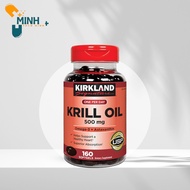 Dầu nhuyễn thể (dầu tôm) Kirkland Signature Krill Oil 500mg - 180 viên 3 Ratings