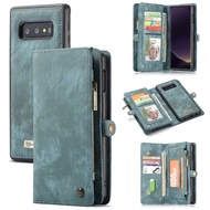 Wallet Case for Samsung Galaxy S10 Zipper Magnetic Phone Case Folio Flip Cover for Samsung A51 S20 P