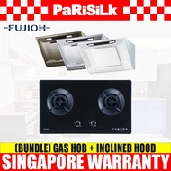 (Bundle) Fujioh FH-GS 5520 SVGL Gas Hob + FR-SC 2090 R Inclined Cooker Hood (900mm)