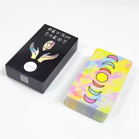 NEW Prism Tarot Deck Tarot Cards Full Edition Card Game Tarot Deck with Guidebook Board Game