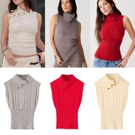 Knitted Lapel TopBIG 76247 (TA)