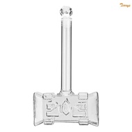 TER 400ml Hammer Shaped Whiskey Decanter Glass Bottle Liquor Dispenser with Stopper