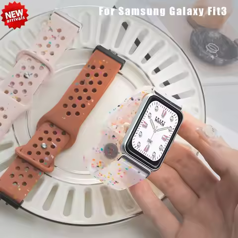 Silicone Strap For Samsung Galaxy Fit 3 Watch Band Replacement Sport Watchband For Samsung Galaxy Fi