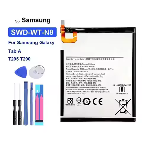 5100Mah For Samsung Galaxy Tab A T295 T290 Swd-WT-N8 Tablet Battery Stable
