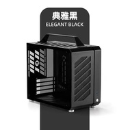 Mechanic Master C28 Aluminum MATX Computer Case Support ITX/MATX Motherboard+240 AIO Water Cooling+S