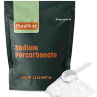Sodium Percarbonate (2lbs) -Premium Oxygen Bleach/Solid Hydrogen Peroxide. Color-Safe Stain & Grime 