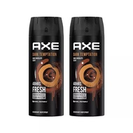 [ BUNDLE OF 2] Axe Dark Chocolate Temptation Body Spray 135ml