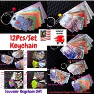 Keychain Creative Mini Malaysia Ringgit Sample Gift Souvenir Collection Travelling Malaysia Note Sample