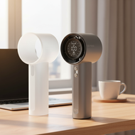 GOOJODOQ Mini Handheld Fan with Silicone Case, High Speed  GOOJODOQ Kipas Tangan Mini dengan Sarung 