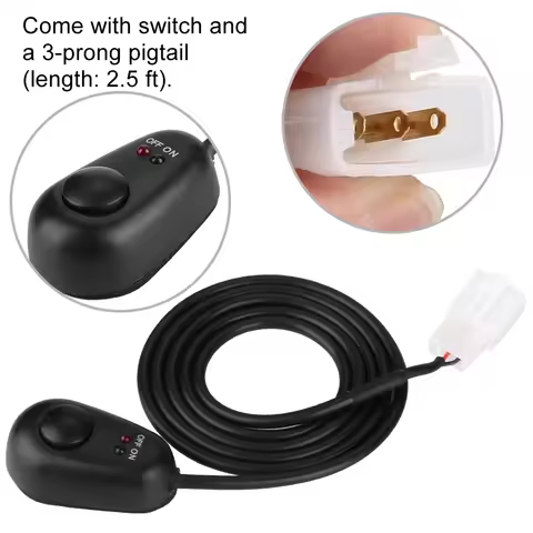 Push Button On Off Water Drop Shape 12V Push Button With Red/Green LED Indicator Lights Push Button