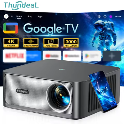 ThundeaL TD98Pro Official Licensed Google Android TV ATV GTV 4K Full HD Projector TD98 Pro Home Cine