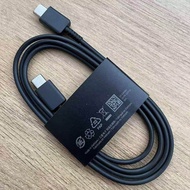 สายชาร์จ Samsung 25W 45W USB C to Type C 1/1.8 เมตร สำหรับ Galaxy S25 Edge S24 S23 S22 Note20 Ultra 
