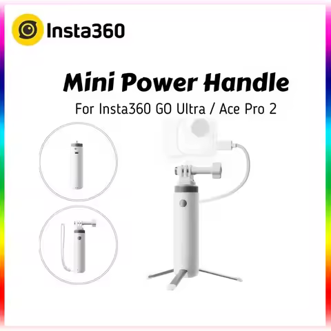 Insta360 Mini Power Handle 4900mAh Battery Grip Support Tripod For Insta360 GO Ultra Ace Pro 2 Actio