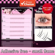 6 rows of glue-free flame lashes and 10 rows of glue-free North Star lashes, highly realistic, curly