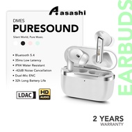 Dmes PureSound ANC Wireless Earphones 5.4 Bluetooth Earbuds | Active Noise Cancellation | Call ENC |