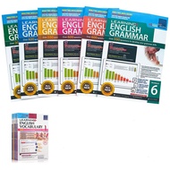 6 BOOKS SET Grade1-6 SAP Learning English Grammar Vocabulary Workbook Build Vocabulary Spelling Skil