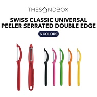Victorinox Swiss Classic Universal Peeler Stainless Steel Serrated Double Edge