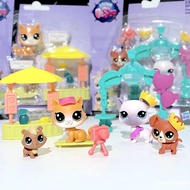 Children Play House Toys Littlest Pet Shop to Q Pet Scene Small Sales Department Campus Ball Set