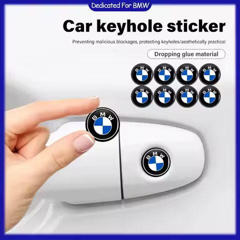 For BMW X1 X3 X5 X6 X7 1 3 5 6 7 Series G20 G30 G11 F15 F16 G01 G02 F48 2pcs/set 15mm Car Door Keyho