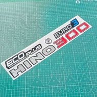 Sticker hino 300 eco plus euro 3