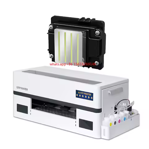 L1390 L1800 Printer 2 White 4 Colors Ink A3 PET Film Printer T-shirt Printing Machines Offset DTF In