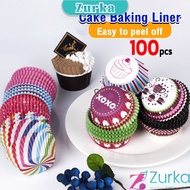 Zurka 100pcs Cupcake Liner Muffin Cupcake Cake Baking Liner Wrapper Paper Cup