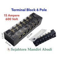 Terminal Block 15A 6 Pole Cover TB1506