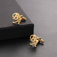 【Non-allergenic Cufflink】 Cufflink【Custom Made】DIY French-style Men's Stainless Steel Cuffli