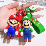 Super Mario Series Keychain Game Mario Figure Key Chain Cartoon Bag Pendant for Kids Birthday Party Gifts