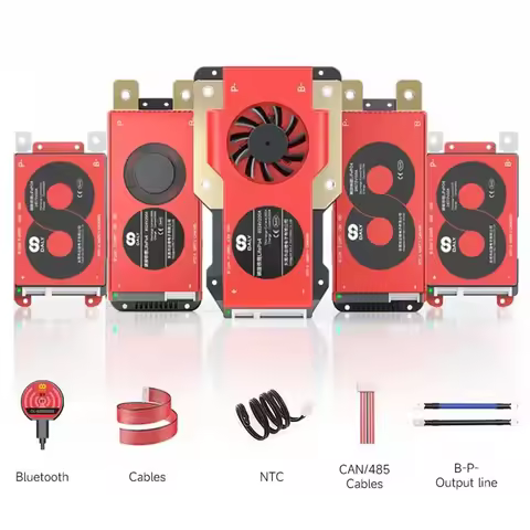 Daly Smart BMS LiFePo4 Li-Ion 18650 Battery 16S 48V BMS 3S 8S 12S 24S 12V 24V 36V 60V 30A 60A 80A 10