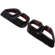 For BMW 5 Series 6 Series GT G30 G38 2018-2023 Car Tail Exhaust Pipe Outlet Muffler Pipe Cover Decor