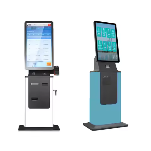 Floor Stand Self Service Payment Kiosk Order Parking Payment Kiosk Cash Recycler Machine Ticket Kios